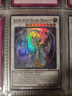 Yugioh Asian-English Azure-Eyes Silver Dragon SDRB-AE041 Super Rare/ NM