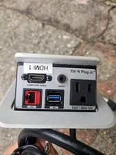 Altinex TNP125S Tilt ’n Plug Jr Hybrid Tabletop Audio Video Box 