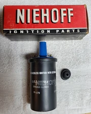 Niehoff FF178 12 Volt Ignition Coil 1956-74 Ford Lincoln Mercury & Marine Engine