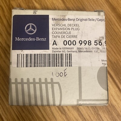 Genuine Mercedes-Benz OEM Expansion Plug 0009985690 for sale