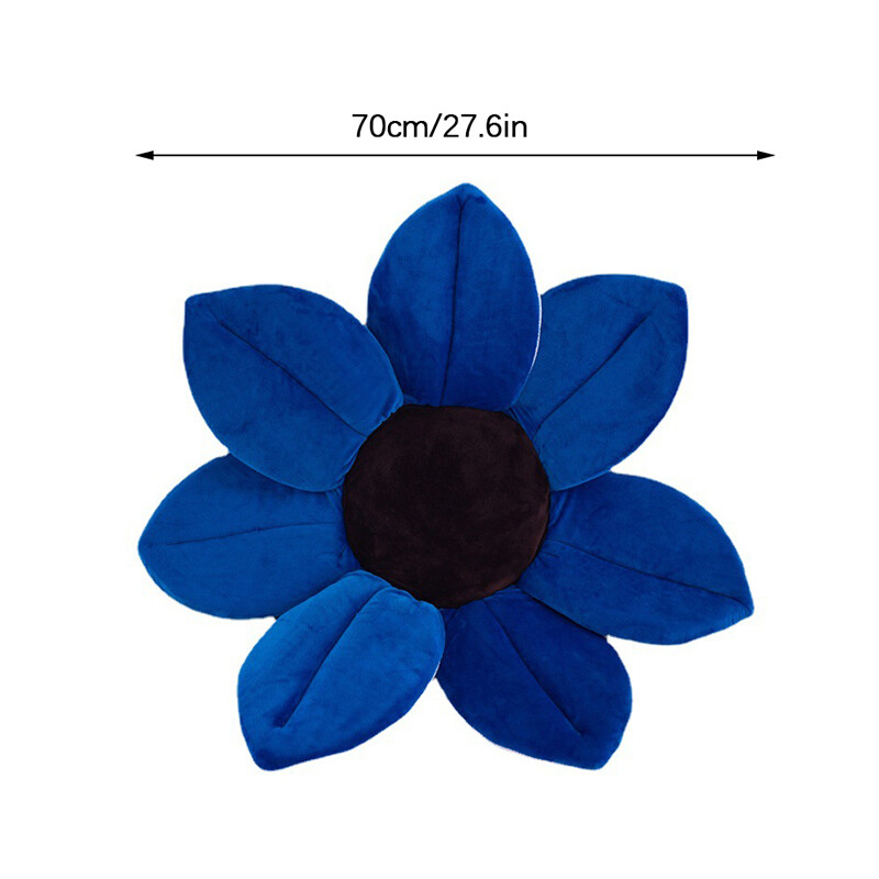 70cm Baby Blooming Bath Mat Flower Bathtub Newborn Foldable Four Petal