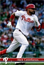 2022 Philadelphia Phillies Photocards Nick Castellanos