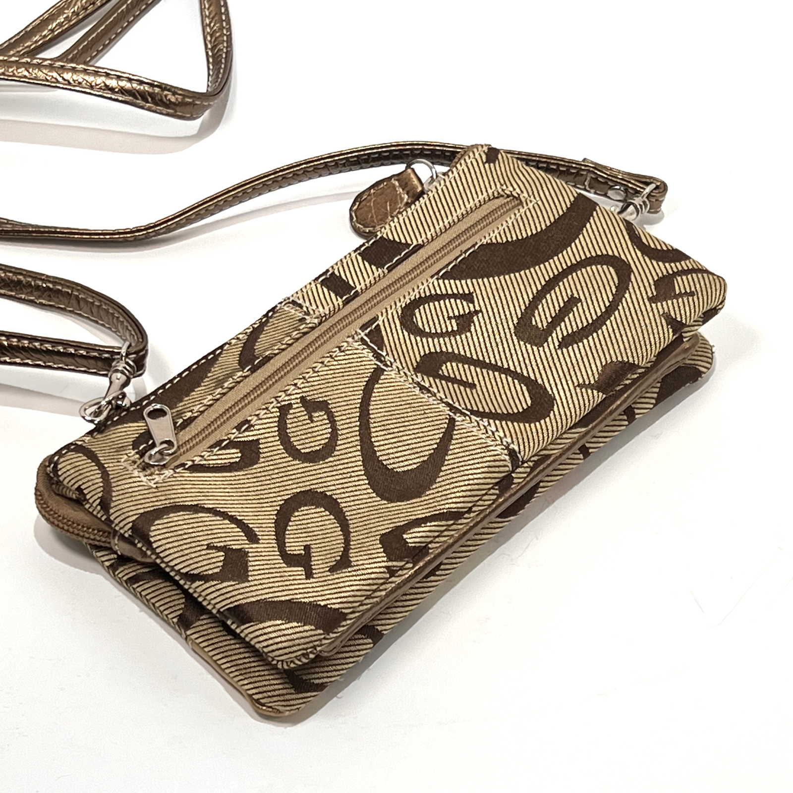 Guess Patchwork Signature Wallet with Shoulder St… - image 7