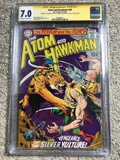 Atom and Hawkman #39 CGC 7.0 SS Highest Signed 2X Joe Kubert Murphy Anderson, DC