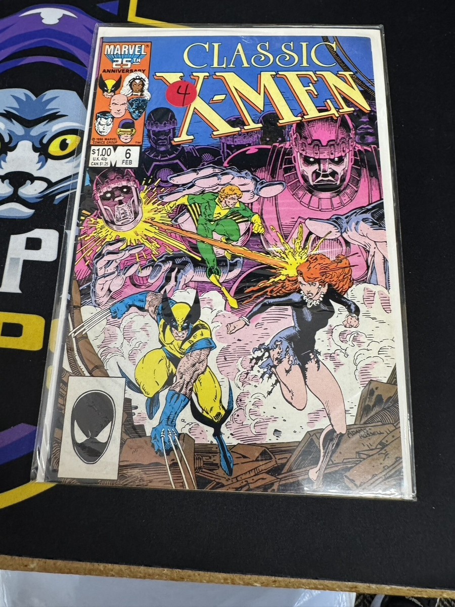 Classic X-Men 6 Marvel Comics February 1986 Christmas Issue | eBay