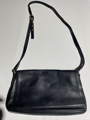 バッグ OLD COACH Flap Shoulder Bag Made in USA Extremely Rare Made In USA Old Coach 9806 Shoulder Bag Black