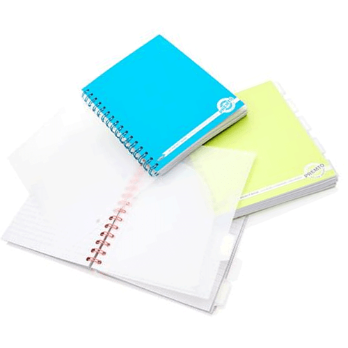 A4/A5 Project Book Wiro Refill Pad with Subject Dividers Ruled 250 Punched Pages - Picture 14 of 23