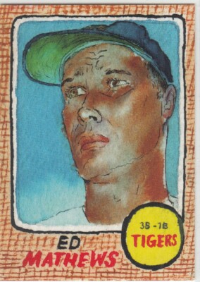 2024 Topps Spotlight x Andy Friedman Twilights ED MATHEWS #T7 Tigers