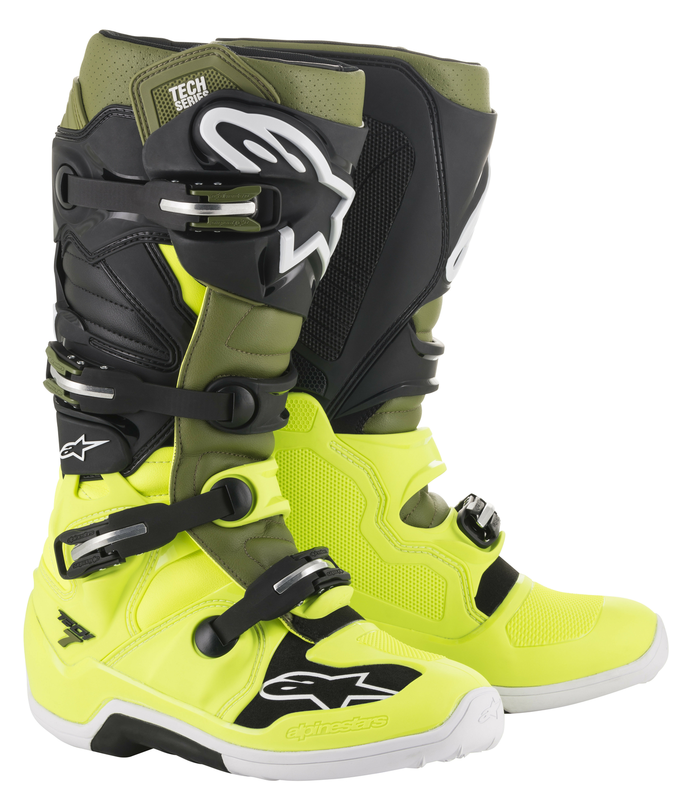 Alpinestars Tech 7 MX Boots Yellow 