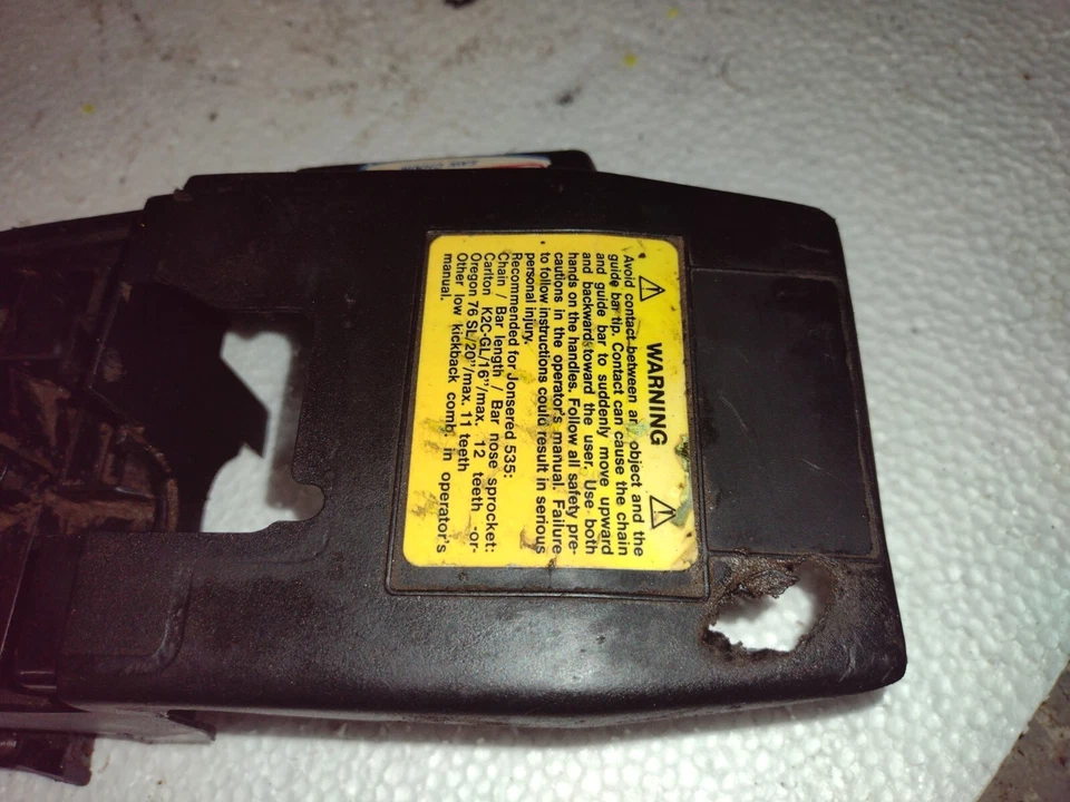 Conjunto de base de filtro de cubierta de motor superior para motosierra Jonsered 535 OEM Foto 3 de 4