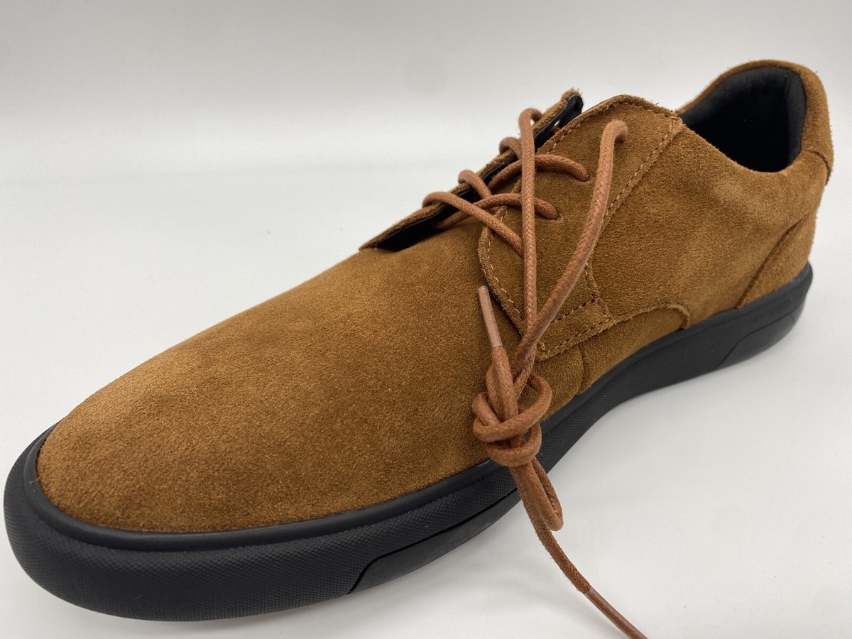 New Calvin Klein Men\'s Gleyber Silky Suede Russet Lace Up Casual Shoes Size 11 NEW Calvin Klein Gleyber SIlky Suede Sneaker Mens SZ 10 In  main image 4