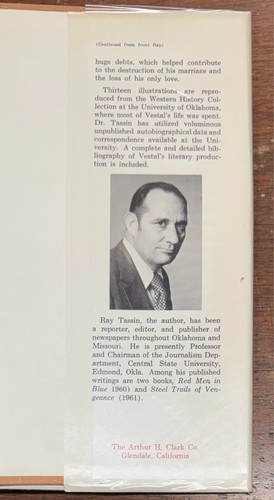 Stanley Vestal : Champion of the Old West by Ray Tassin (1973 Hardcover) - Picture 6 of 16