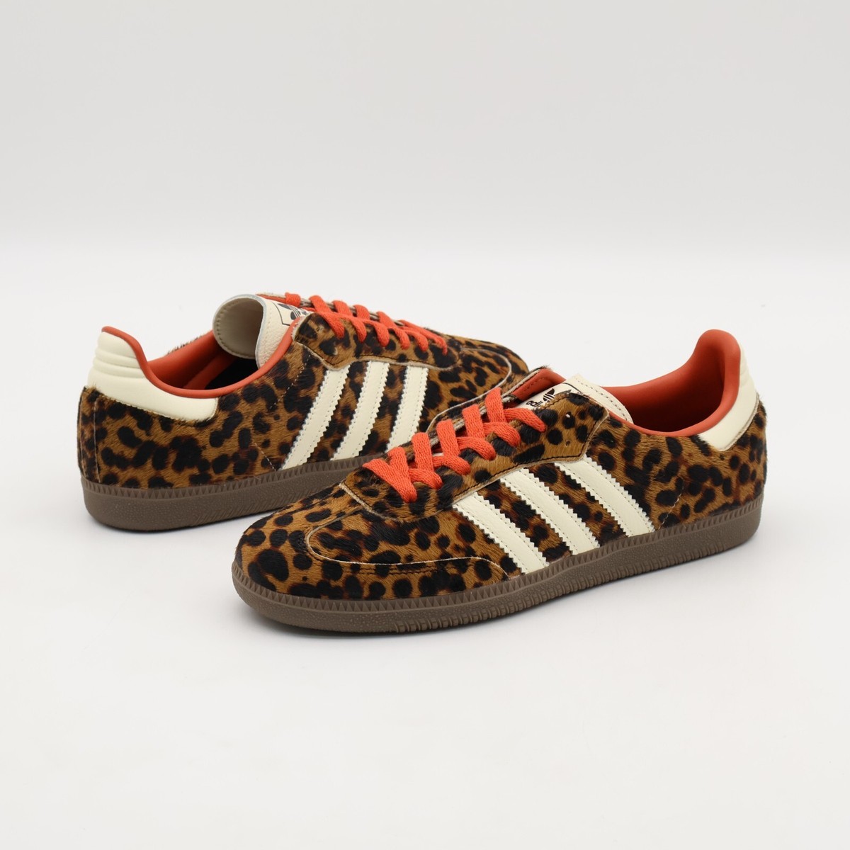 JI2734 adidas Originals Women's Samba OG Leopard Preloved Red