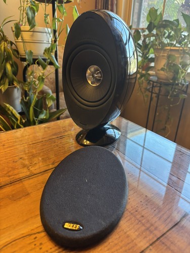 💎KEF Egg HTS 3001SE Satelliten Lautsprecher💎Mandarine Hochtöner💎Top Zustand💎