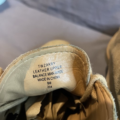 Stivali hipster Tommy Hilfiger vintage da uomo taglia 8 in pelle scamosciata con tomaia - Foto 5 di 8