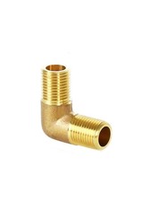 Brass Elbow Female Male BSP Thread Fitting Pipe Connector 1/8" 1/4" 3/8" 1/2"