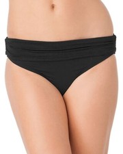 Anne Cole High Waist Bottoms Black Large