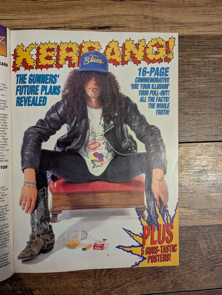 Kerrang! 454 Guns N' Roses 'Use Your Illusion' Tour 16-page Special - Image 2 of 4