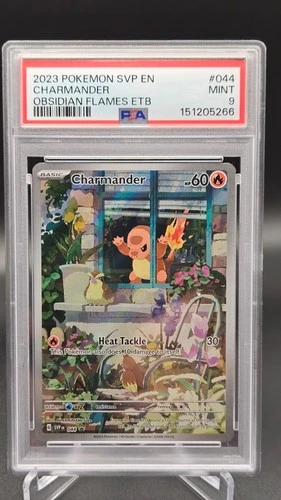 2023 POKEMON SVP EN-SV BLACK STAR PROMO #044 CHARMANDER PSA 9