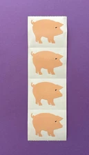 Mrs. Grossman's Pigs Sticker Strip