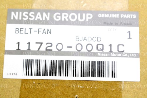 11720-00Q1C Genuine Nissan Qashqai X-Trail Fan Belt & Pulley Kit NEW OEM - Picture 2 of 2