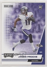 2020 Panini Playoff Rookies Goal Line James Proche #253 4a0