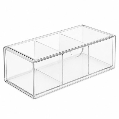 Gookeerlink 2-Layer Clear Acrylic Vanity Organizer with Adjustable