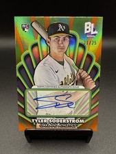 2024 Big League OAA-TS Tyler Soderstrom RC Opening Act Auto Orange 21/25 - As