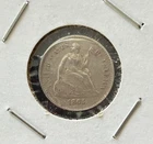 Better Date 1865-S Seated Liberty Half Dime VF Condition