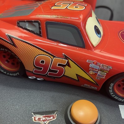 Vintage Disney Pixar Cars Lightning McQueen Talking Lamp Alarm