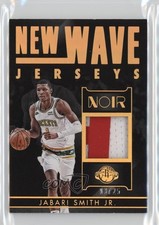 2022-23 Panini Noir New Wave Jerseys Prime /25 Jabari Smith Jr #NWJ-JSJ 17t2