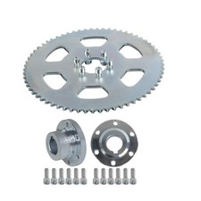  35 65T Sprocket Chain Wheel Drive  Axle Shaft Hub Adapter for Go kart ATV