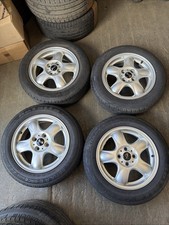 4 X Mini Cooper R55 R56 R57 15" Alloy Wheels Tyres 175/65/15 5/6mm 4x100 56.1mm