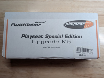 ButtKicker Gamer2 Playseat Special Edition Upgrade Adapter Kit BK-GR2-PE-AK NEW