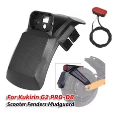 Rear Fender Mudguard and TailLight Kit for Kugoo Kukirin G2 Pro Electric Scooter