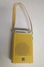 Vintage Yellow Panasonic AM Transistor Radio R-1029 Japan Made