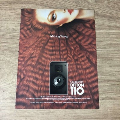 GRAM103 MAGAZINWERBUNG 11X8 DIE NEUE CELESTION DITTON 110