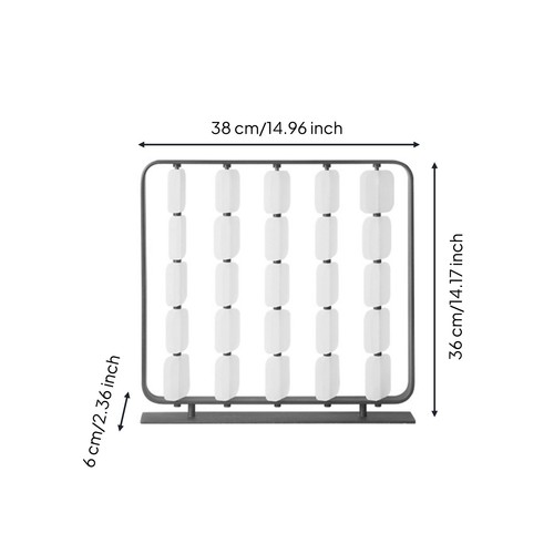 Metal Acrylic Screen Artistic Design Modern Art Screen for Study - Picture 9 of 9