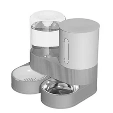 Dog and  Feeder Pet Feeding and Drinking Water Feeder 360 °  Rotating3038