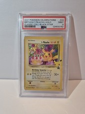 Pokémon Celebrations Birthday Pikachu #24 Holo Classic Collection PSA 9