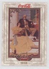1993 The Coca-Cola Collection Series 1 Norman Rockwell Calendar 1934 #34 0b7