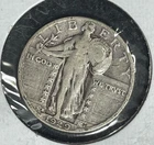 1929-S STANDING LIBERTY SILVER QUARTER ~VF+ ~NICE COIN~