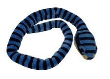 Blue Black Snake 51" Plush Stuffed Animal