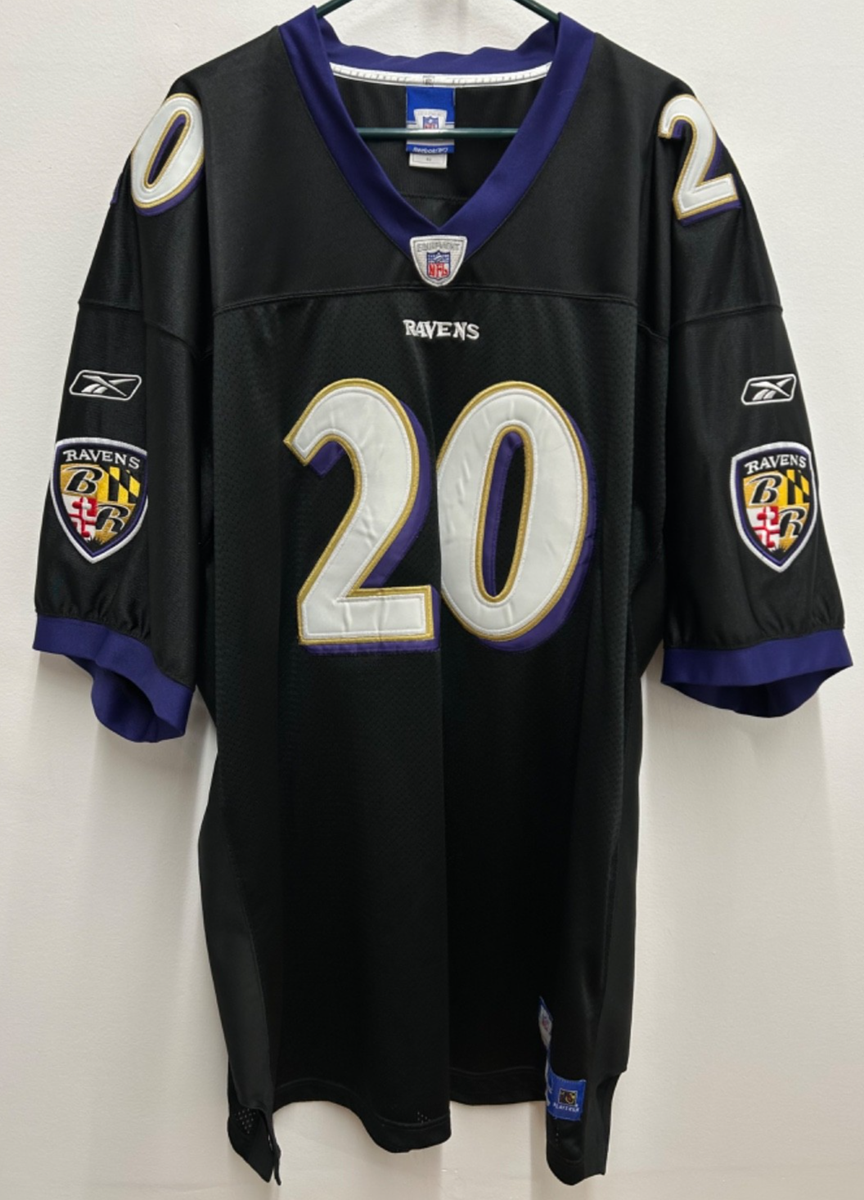 Ed Reed Baltimore Ravens Reebok NFL Equipment On Field Jersey Size