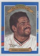 1991 Donruss Diamond Kings Pedro Guerrero (White :Dots Top Right Border) 1hb4
