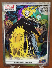 Midnight Sons #180 Rainbow 2023 Marvel Platinum Upper Deck Trading Card