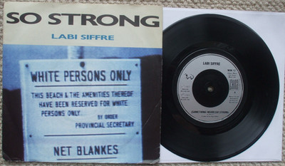 Labi Siffre -(Something Inside) So Strong / Hard Road - Ex- Vinyl 45 + PS Silver