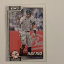 Topps 2026 Series 1 Aaron Judge Yankees 75th Anniversary #1 Baseball Card