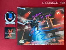 Bruce Dickinson Iron Maiden autographed signed 8x10 photo Beckett COA