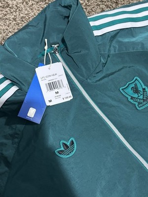 Adidas Liverpool FC Terrace Icons Half-Zip Jacket Green Men`s size